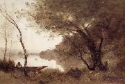 Corot Camille, Le Batelier de Mortefontaine